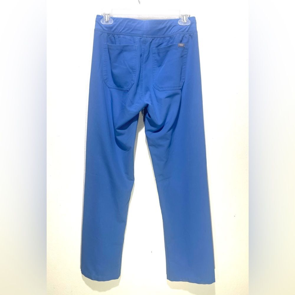 Figs Technical Collection Womens Size XS Blue Scrub Pants Back Pockets
